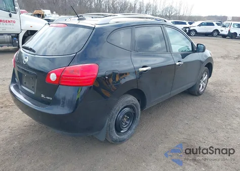 2010 Nissan Rogue Sl из США, поврежденный, VIN JN8AS5MV2AW116613